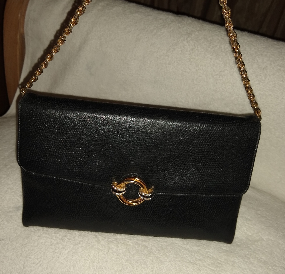 Rodo Italy vintage reptile embossed bag.